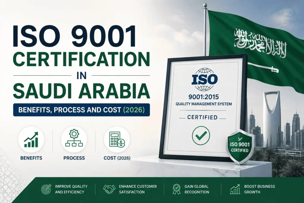 ISO 9001 Certification in Saudi Arabia Benefits, Process and Cost (2026)