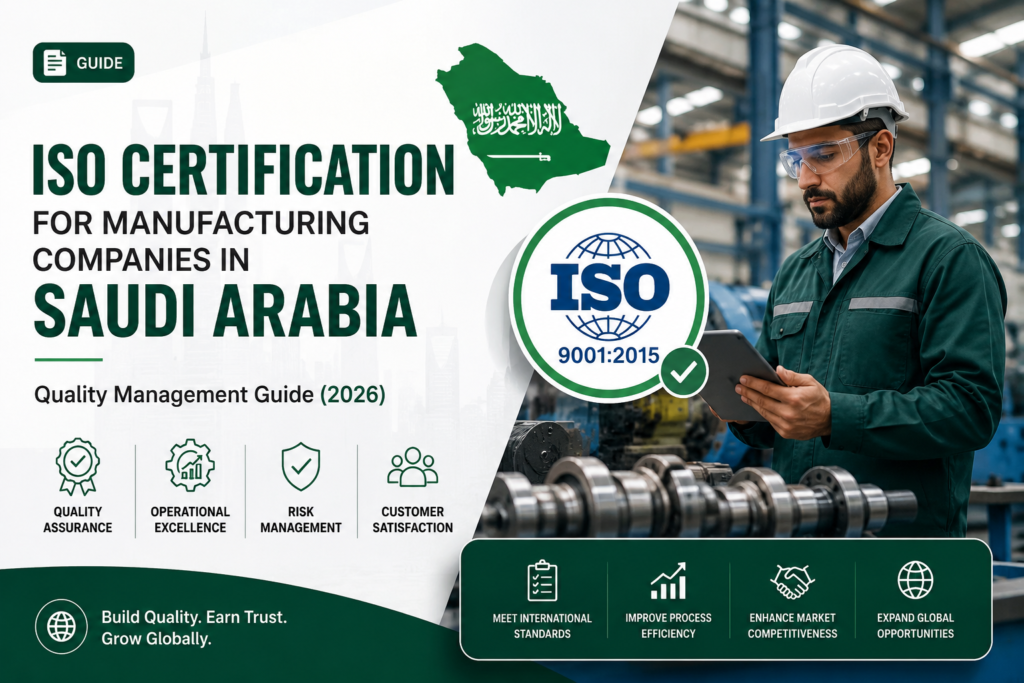ISO Certification for Manufacturing Companies in Saudi Arabia