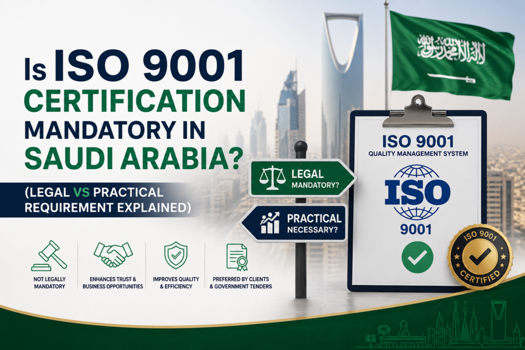 Is ISO 9001 Certification Mandatory in Saudi Arabia? (Legal vs Practical Requirement Explained)